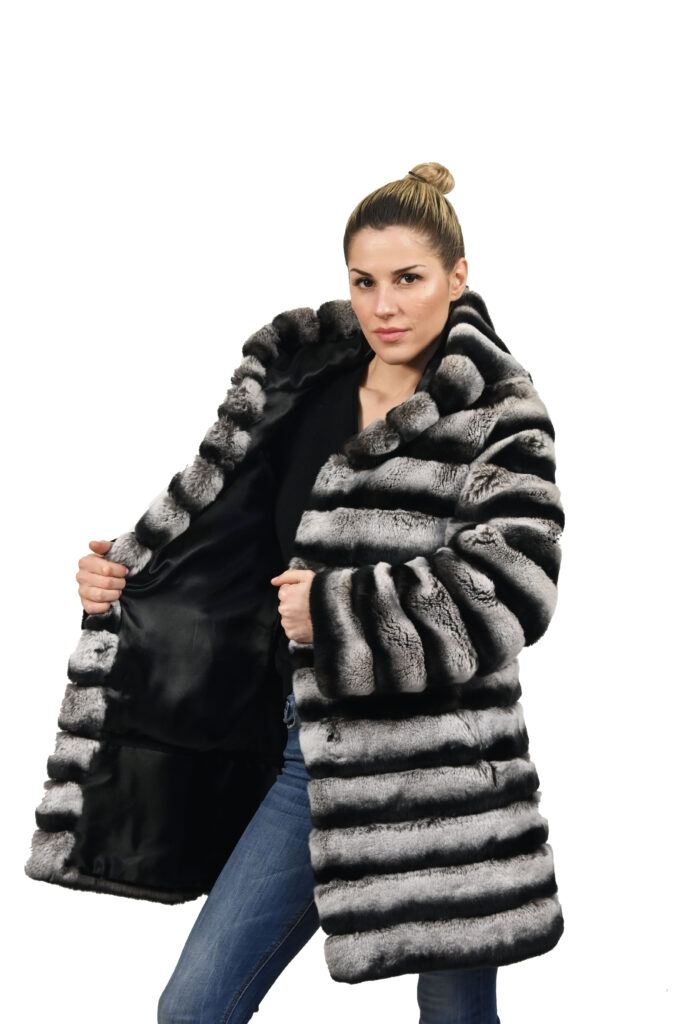 γούνινη-γυναικεία-ζακέτα-rex chinchilla-nancy